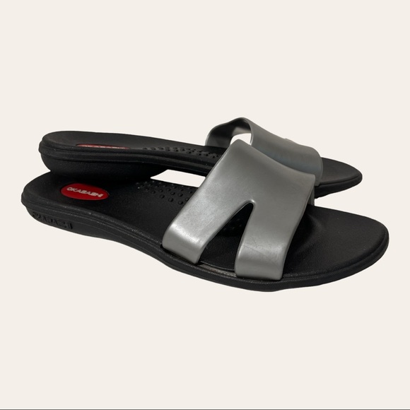 Okabashi Grey Slides Size Large - Picture 2 of 3